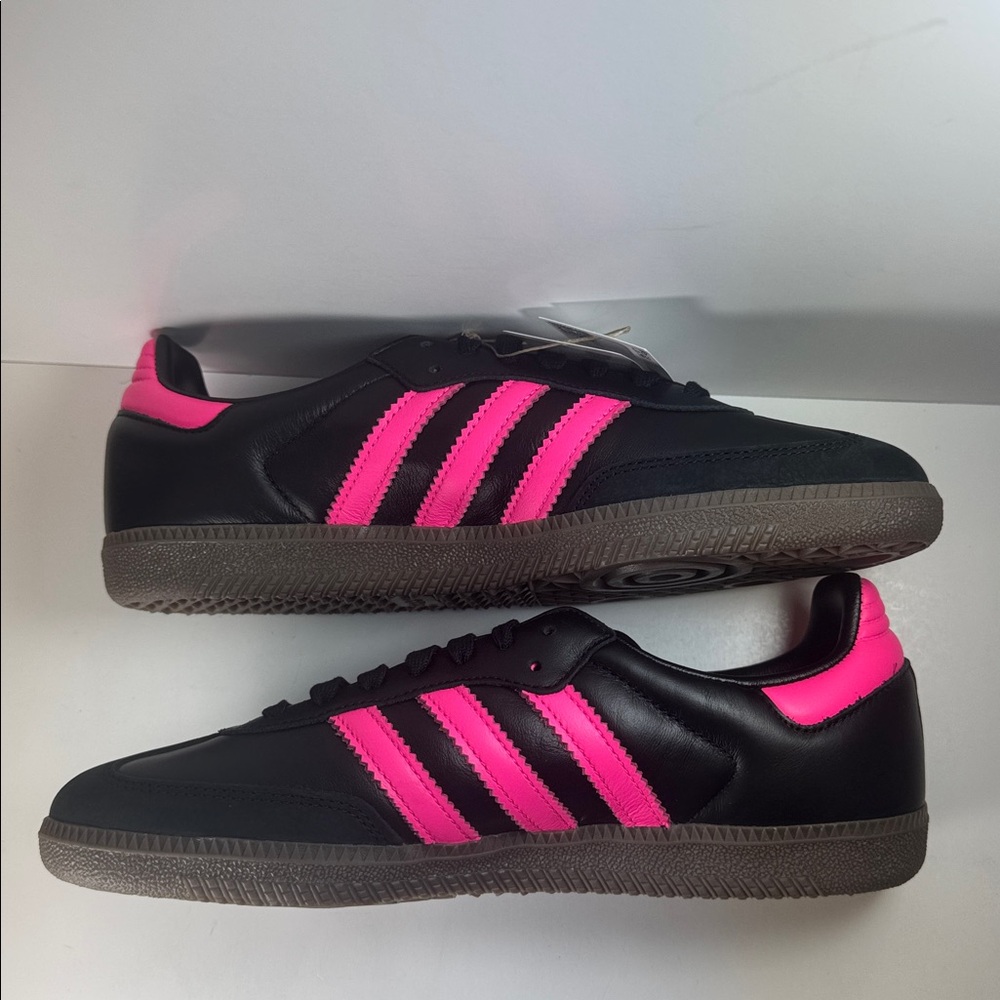 Adidas Samba OG Black Lucid Pink Gum Women’s Size 9 Sneakers - Picture 7 of 13
